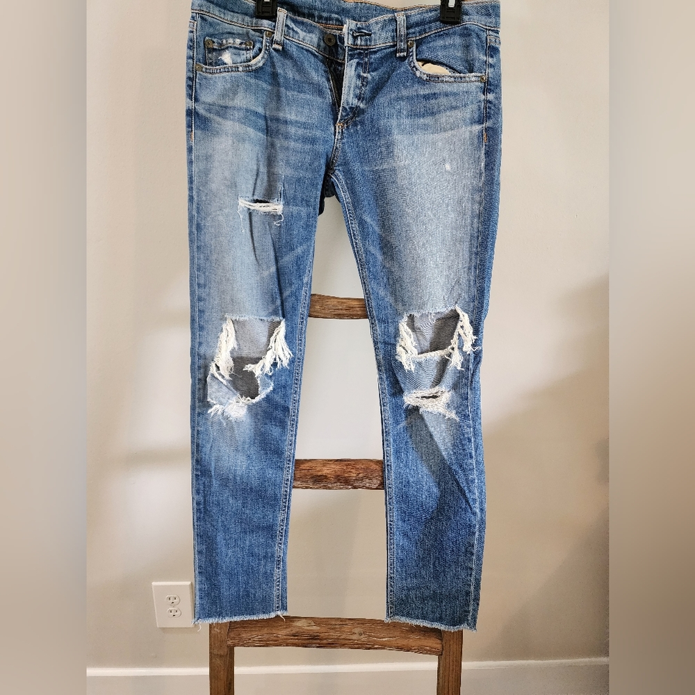 Rag and Bone Distressed Jeans